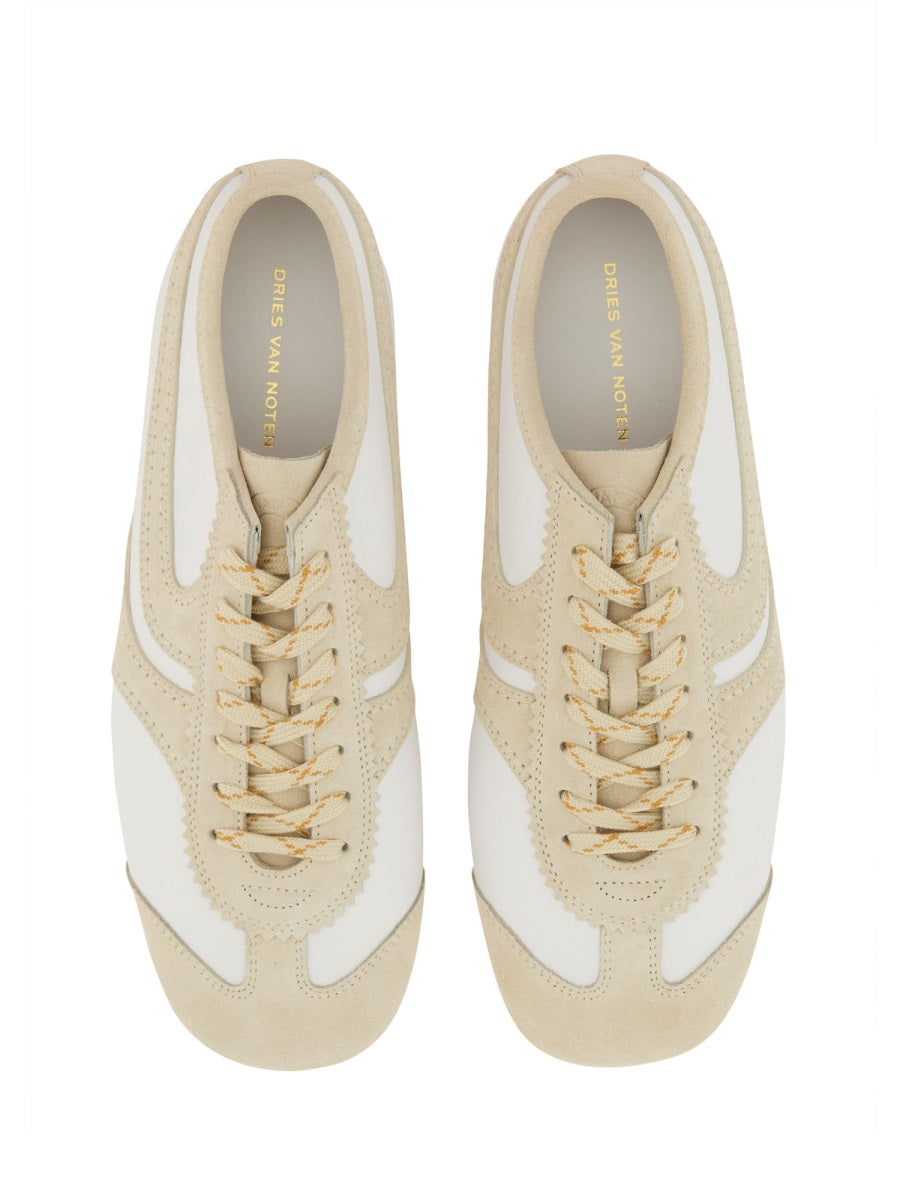 Dries Van Noten Men Leather And Suede Sneaker DRIES VAN NOTEN