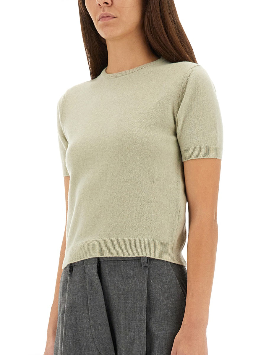 Maison Margiela Women Wool Crew Neck T-Shirt MAISON MARGIELA