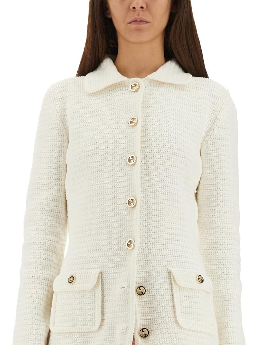 Gucci Women Fine Cotton Cardigan GUCCI