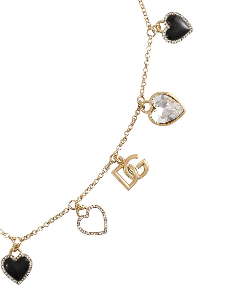 Dolce & Gabbana Women "Italian Tailoring" Necklace With Hearts DOLCE & GABBANA