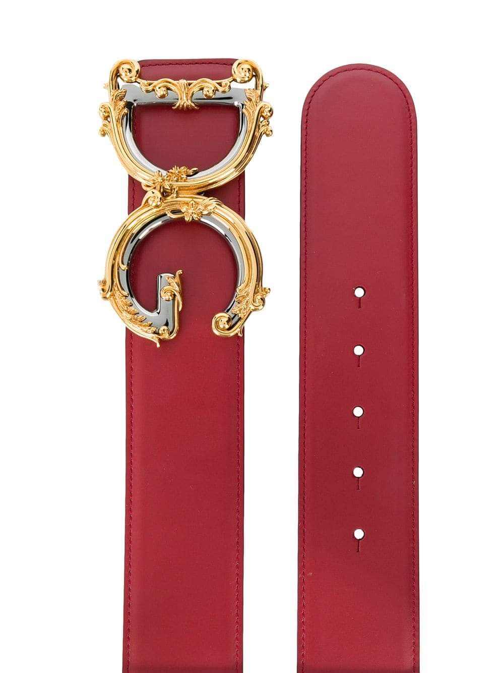 Dolce & Gabbana Women Belt With Red Dg DOLCE & GABBANA
