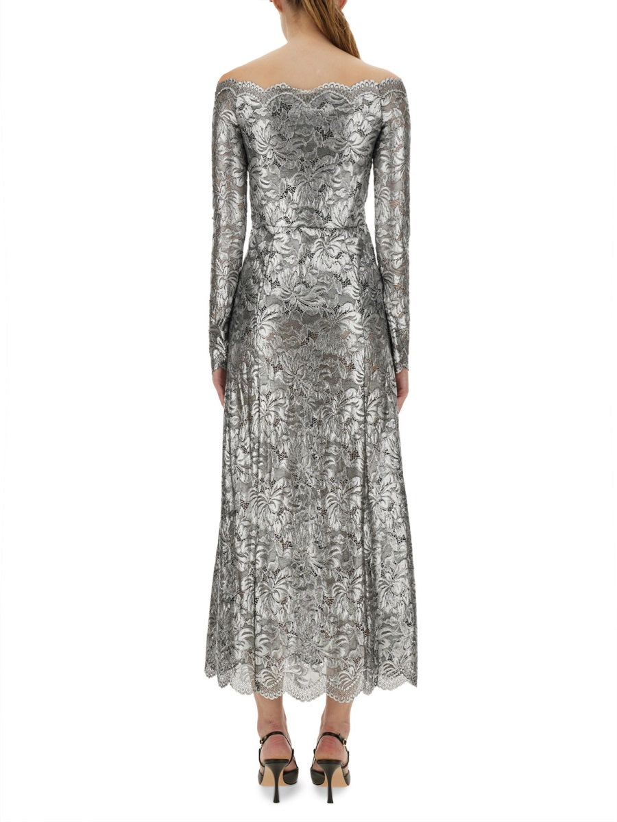 Rabanne Women Long Lace Dress PACO RABANNE