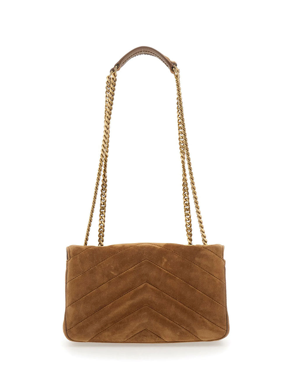 Saint Laurent Women Borsa Loulou Piccola In Suede Matelassé SAINT LAURENT