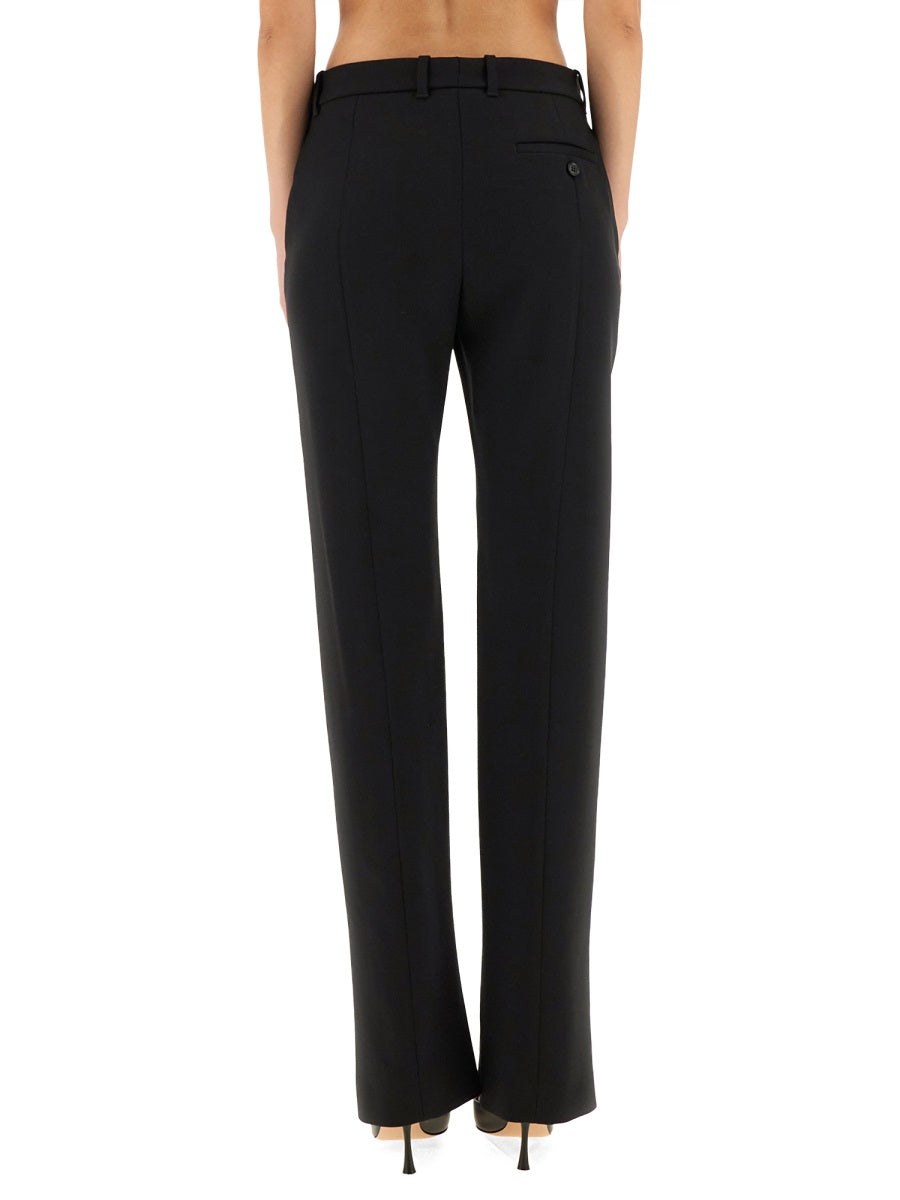 Alexander Mcqueen Women Wool Gabardine Tailored Pants ALEXANDER MCQUEEN