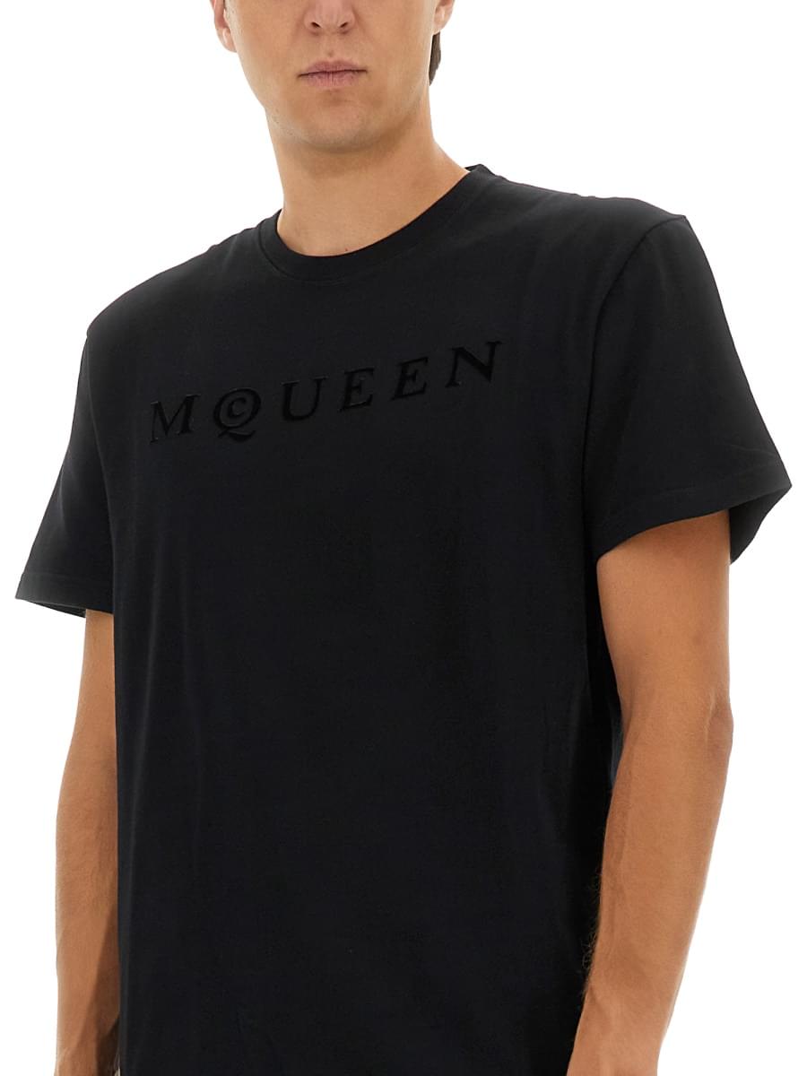 Alexander Mcqueen Men T-Shirt With Logo ALEXANDER MCQUEEN
