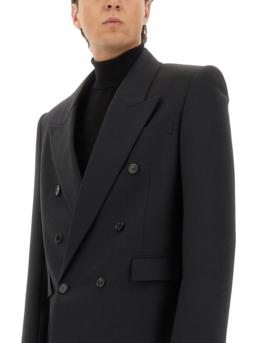 Saint Laurent Men Double-Breasted Wool Jacket SAINT LAURENT