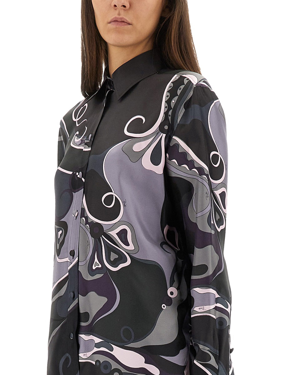 Pucci Women Orchid Print Shirt PUCCI