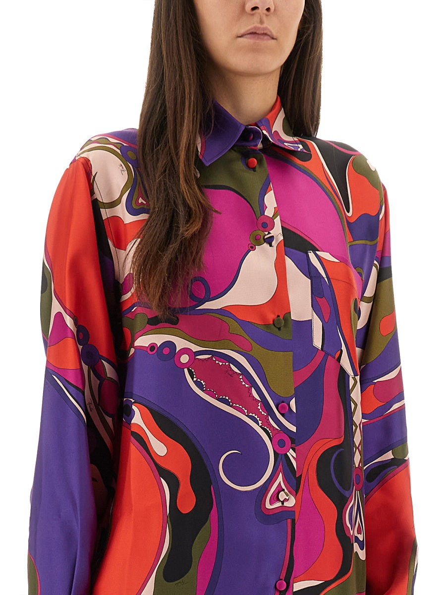 Pucci Women Orchid Print Shirt PUCCI
