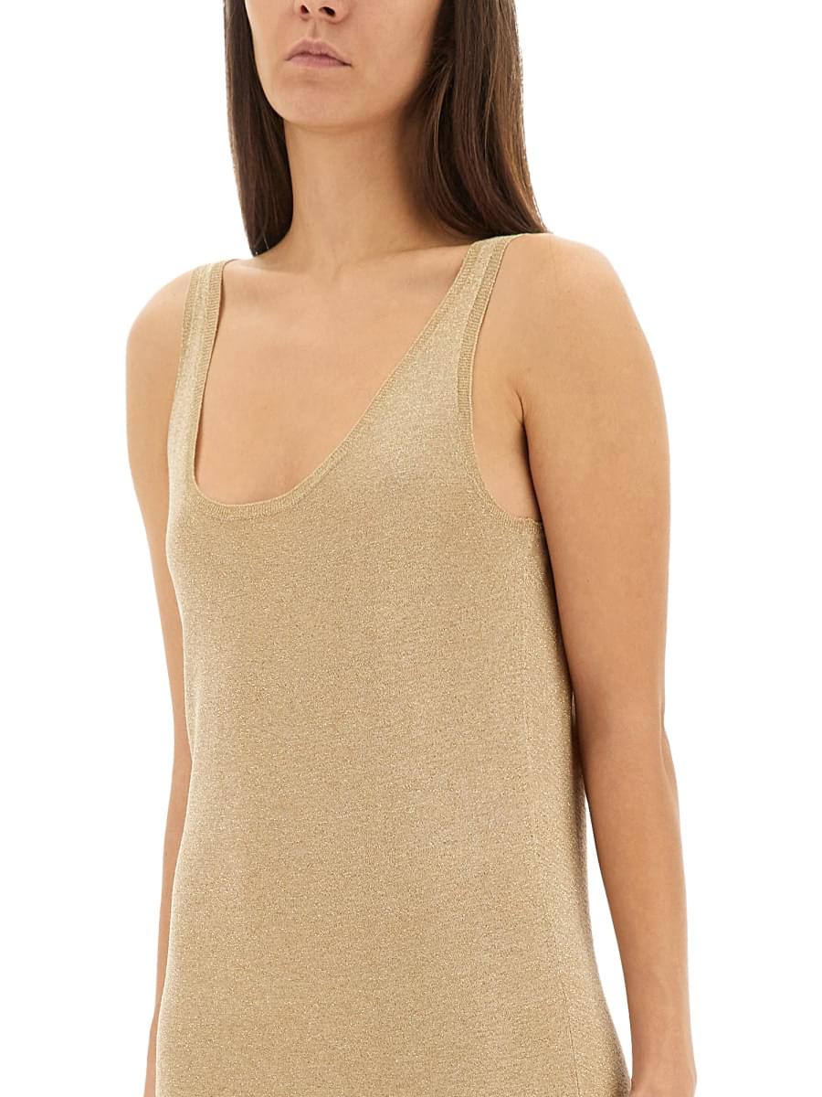 Saint Laurent Women Lurex Knit Dress SAINT LAURENT