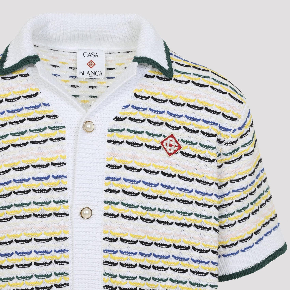 Casablanca Tuck Stitch Shirt Men CASABLANCA