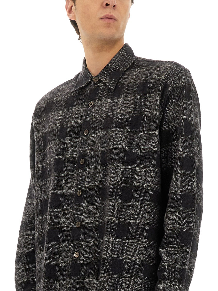 Our Legacy Men Plaid Shirt OUR LEGACY