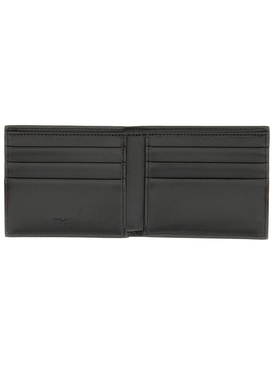 Dolce & Gabbana Men Eel Skin Wallet DOLCE & GABBANA