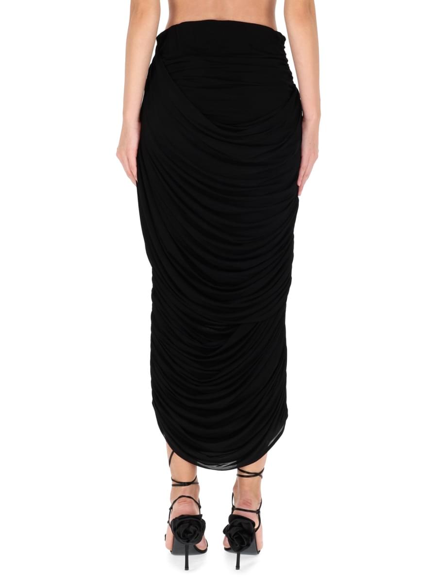 Magda Butrym Women Draped Midi Skirt MAGDA BUTRYM