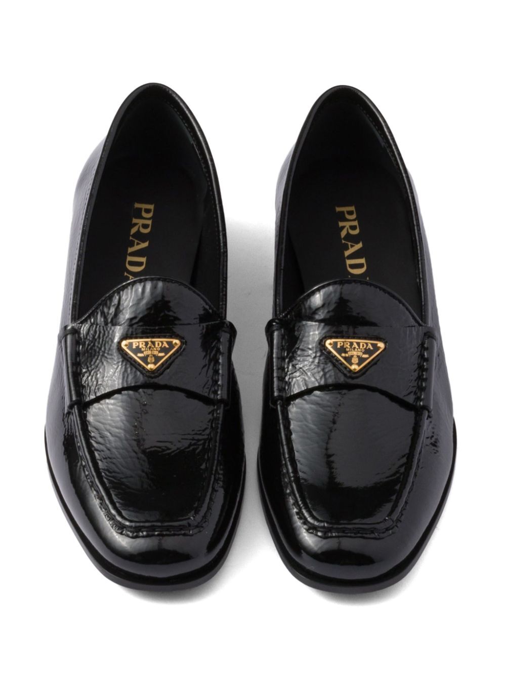 Prada Women Patent Leather Loafers PRADA