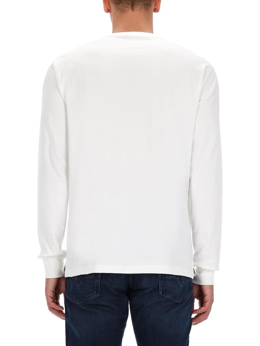 Diesel Men T-Shirt With Embroidered Logo DIESEL