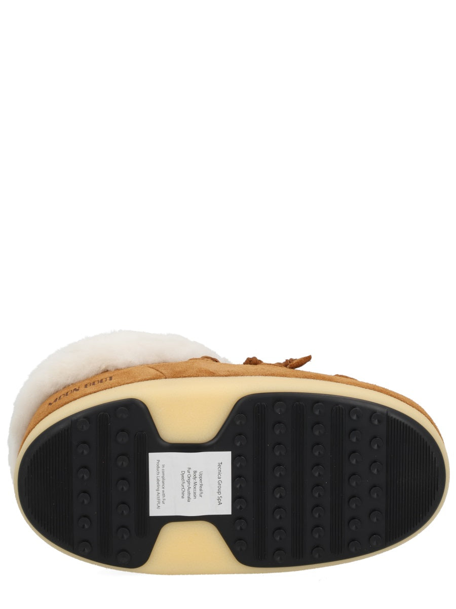 Moon Boot Unisex Leather "Evx" Mules MOON BOOT