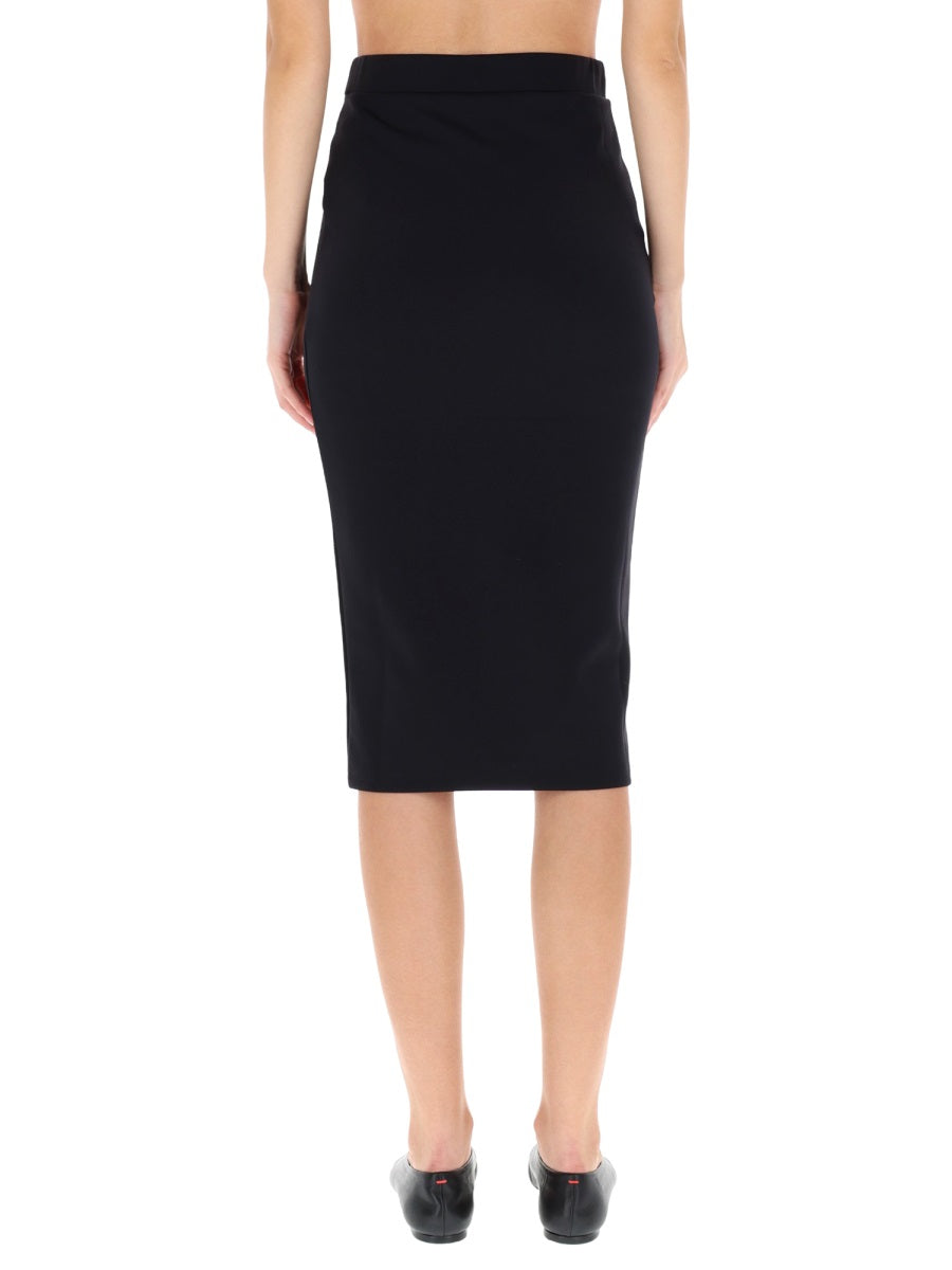 Off-White Women Midi Skirt With Logo OFF-WHITE