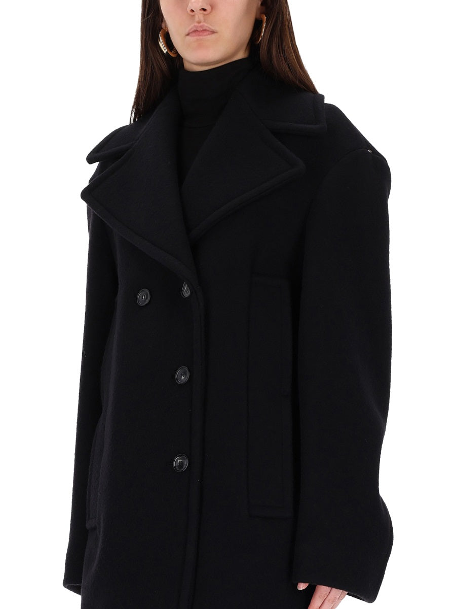 Sportmax Women Double-Breasted Coat SPORTMAX