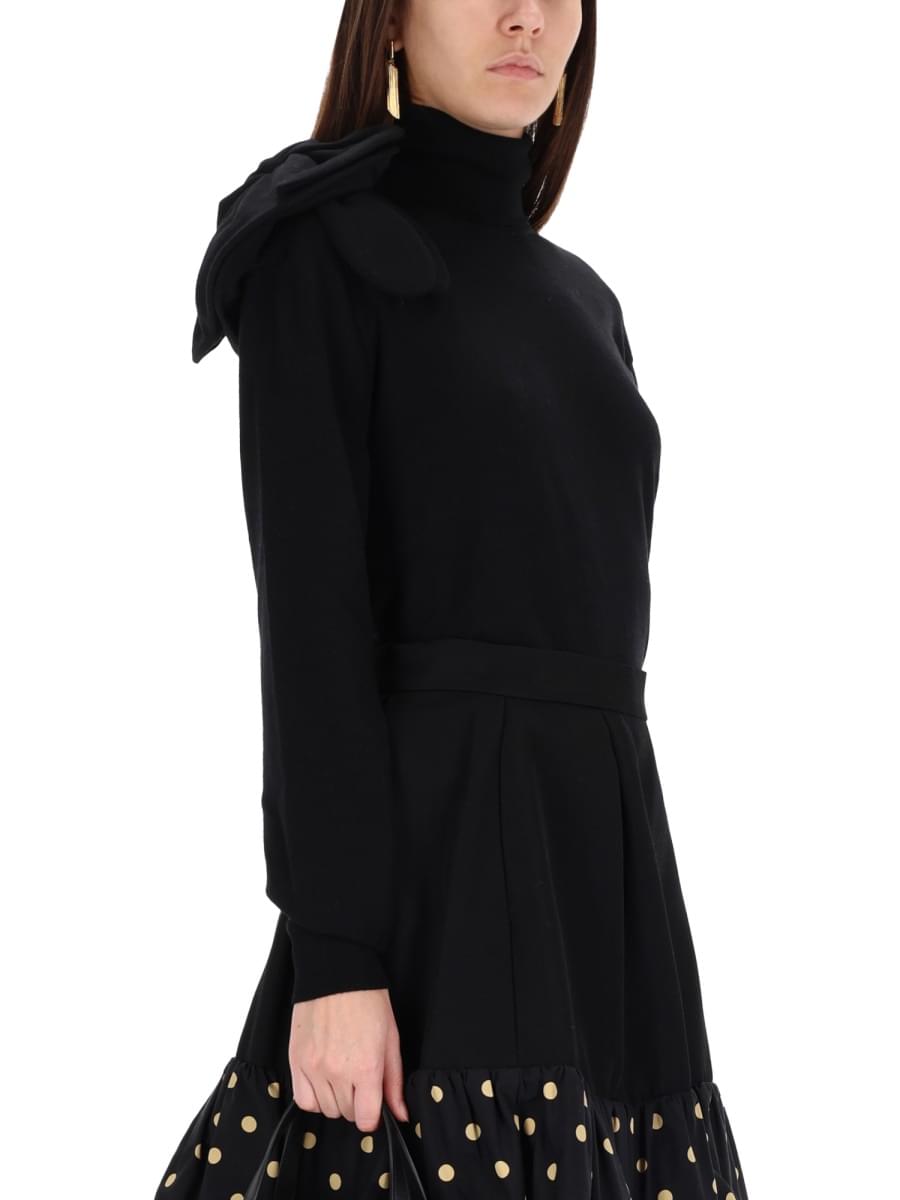 Moschino Women Mesh With Flower Detail