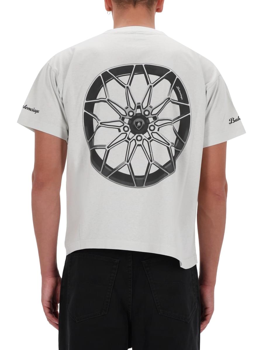 Balenciaga Men Boxy Fit T-Shirt BALENCIAGA