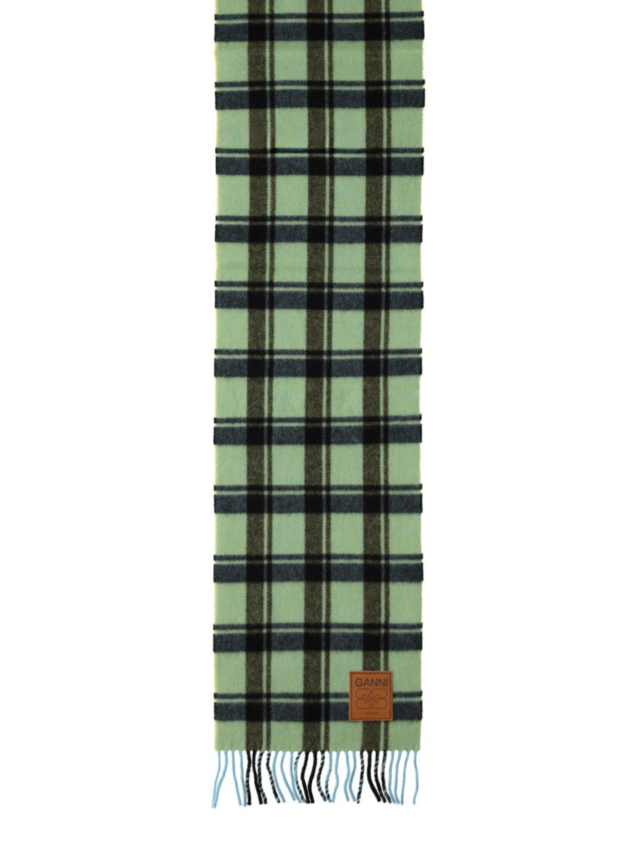 Ganni Women Wool Scarf GANNI