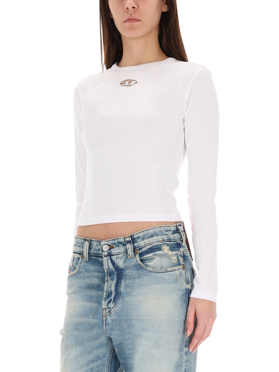 Diesel Women T-Shirt "T-Uncutie-Long-Ls-Od" DIESEL