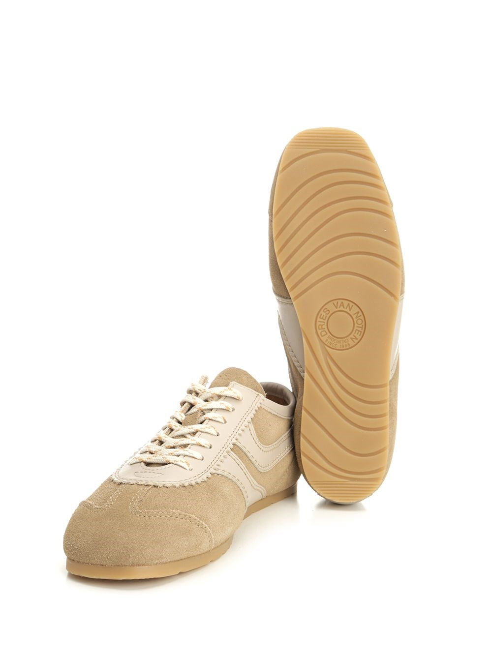 Dries Van Noten Women Leather And Suede Sneakers DRIES VAN NOTEN