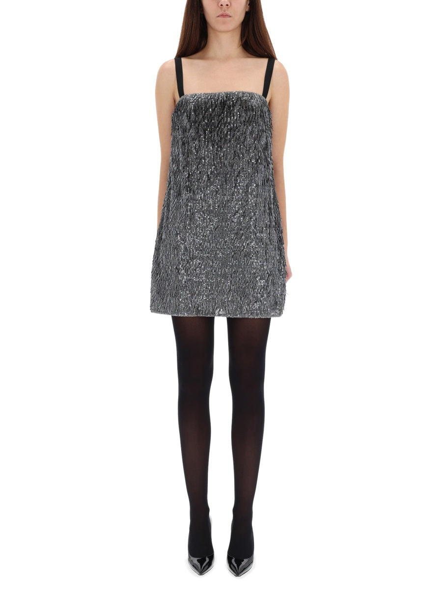 Dolce & Gabbana Women Sequined Mini Dress DOLCE & GABBANA