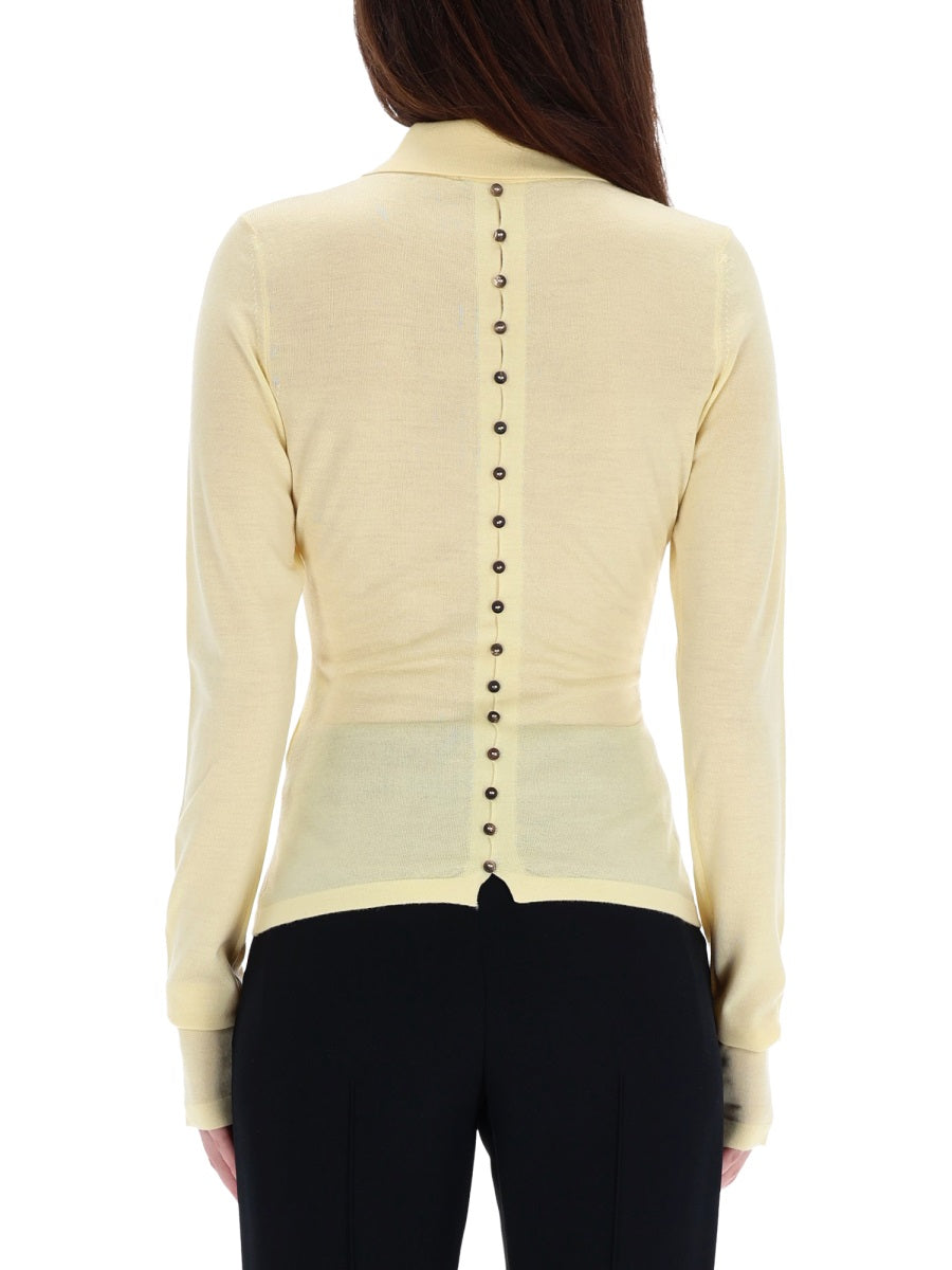 Jacquemus Women Knitted Polo. JACQUEMUS