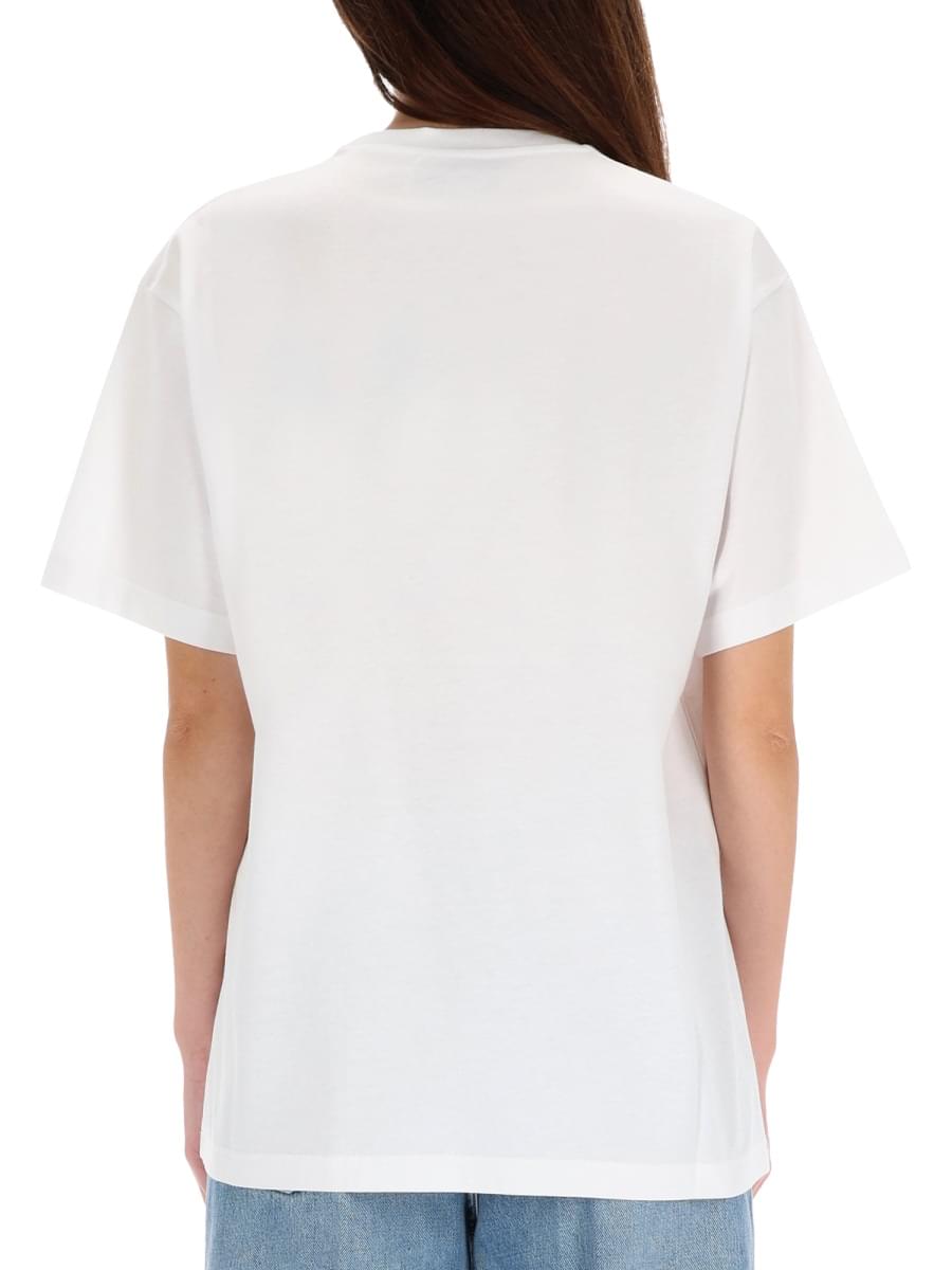 Gucci Women T-Shirt With Logo Embroidery GUCCI