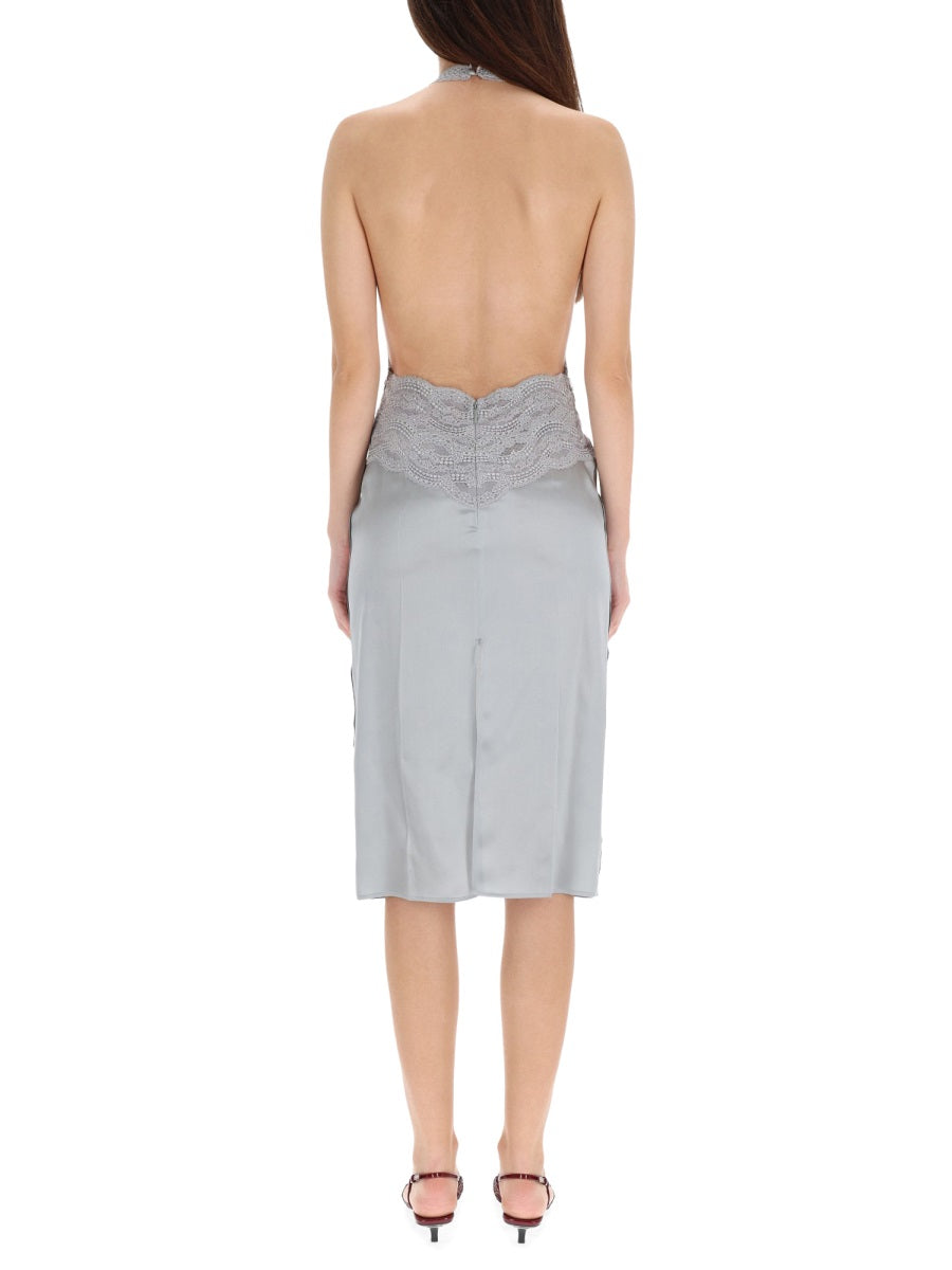 Gucci Women Silk Satin Dress GUCCI
