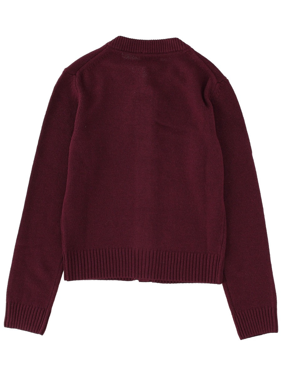 Ganni Women Cardigan With Logo GANNI