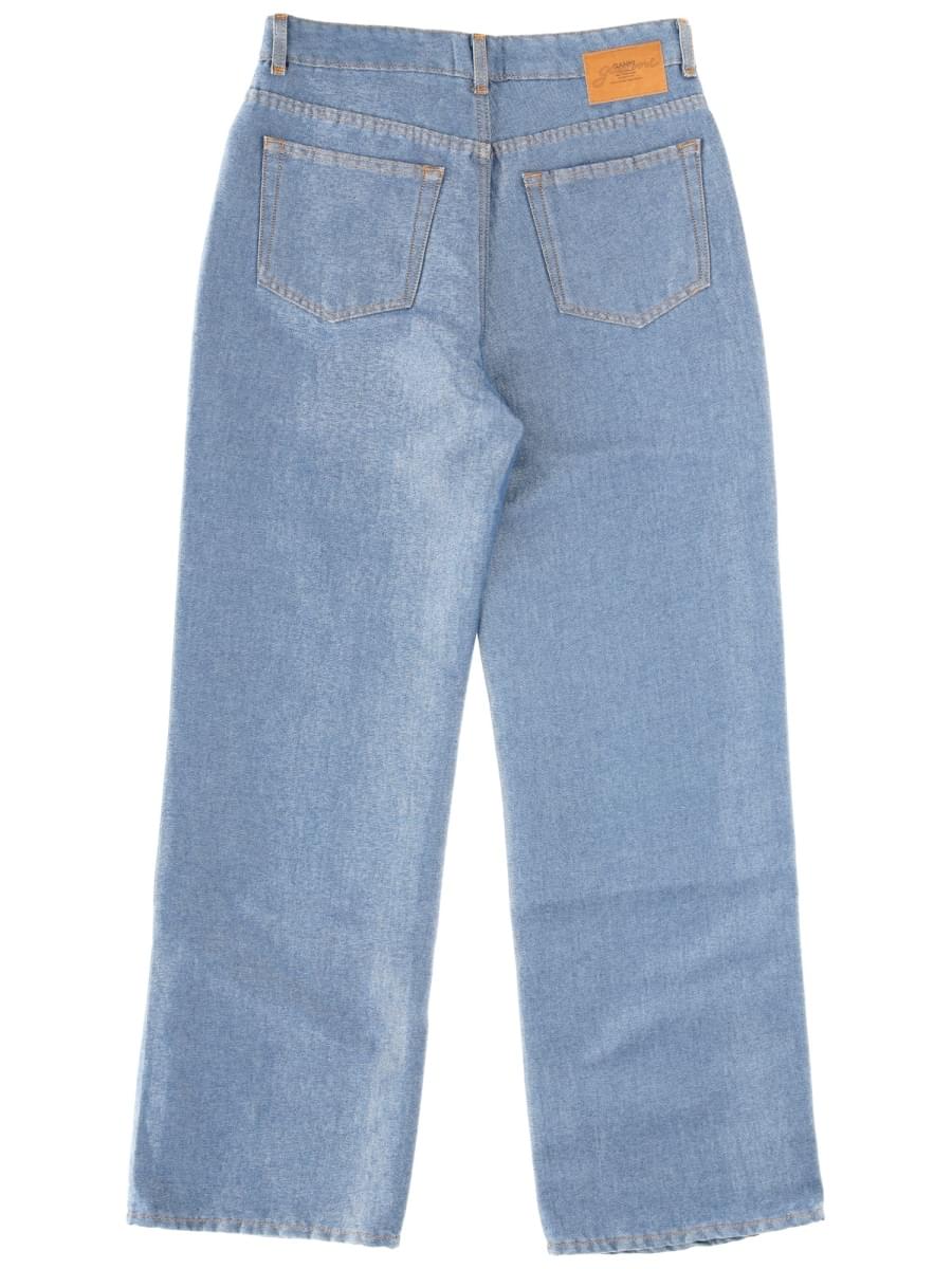 Ganni Women Cotton Denim Jeans GANNI