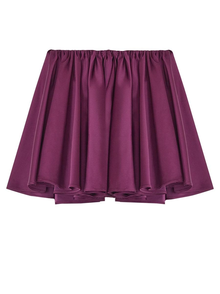 Ganni Women Miniskirt With Drape GANNI