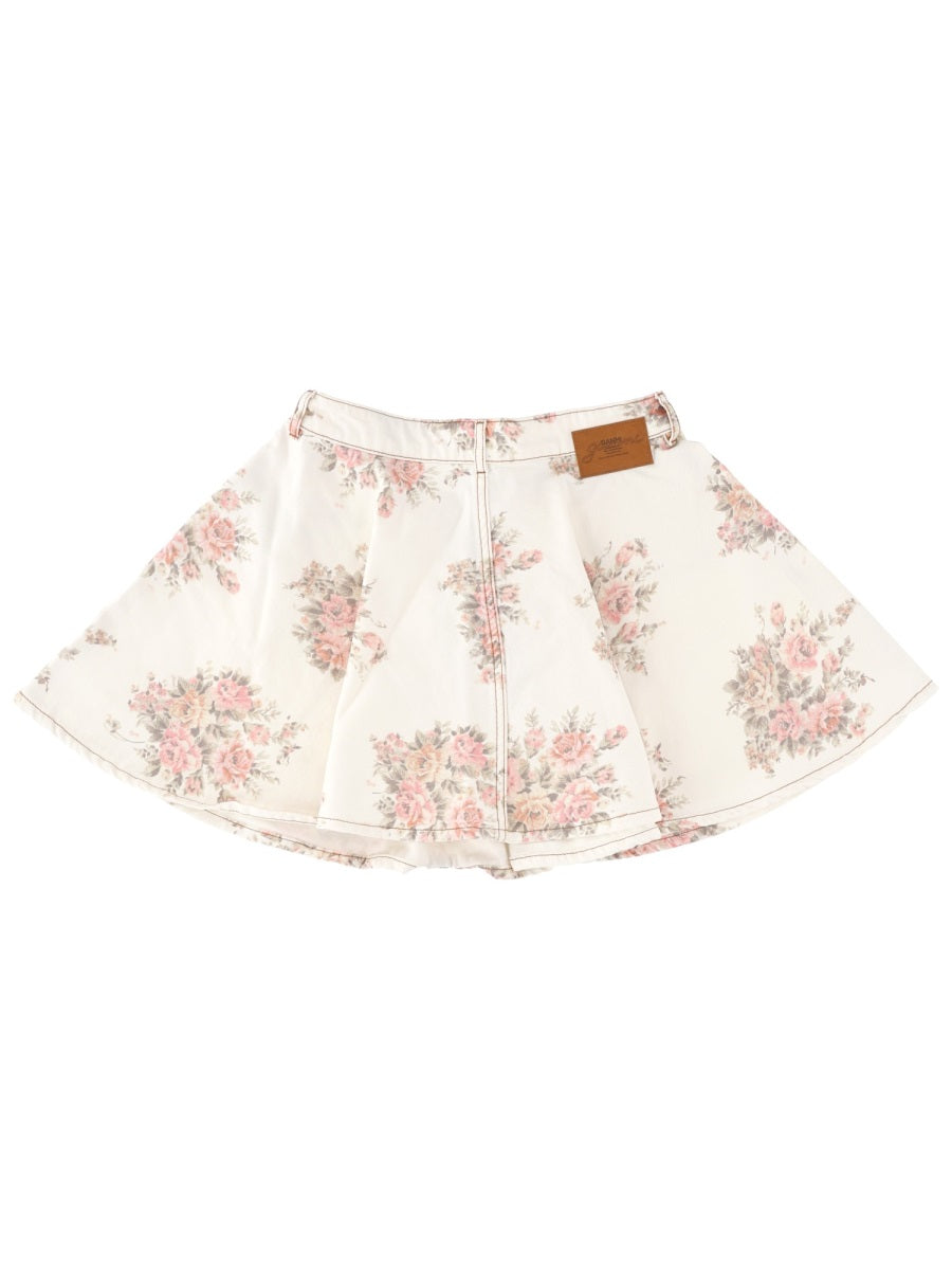 Ganni Women Denim Miniskirt GANNI