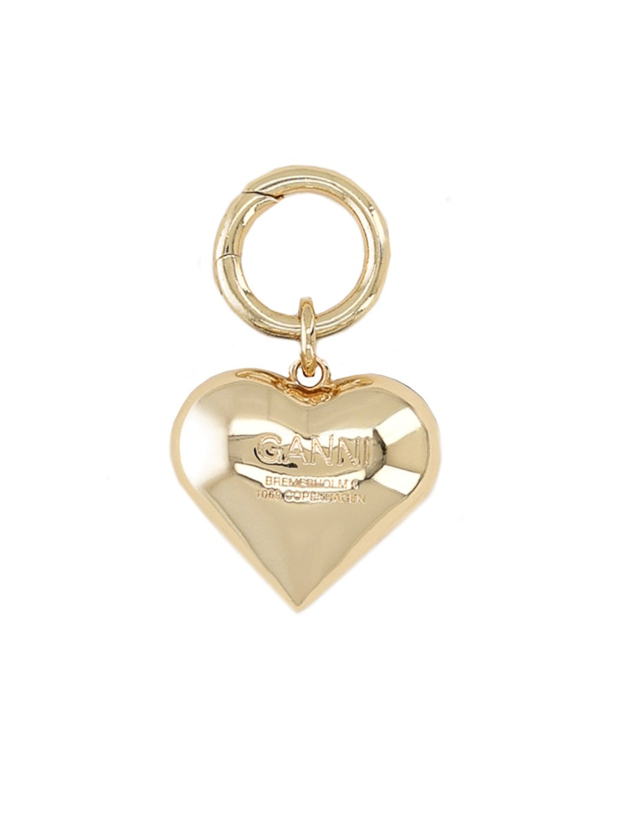 Ganni Women Keychain Heart GANNI