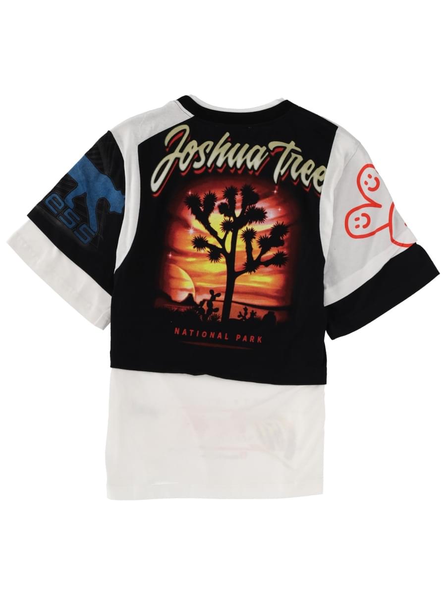 Marine Serre Women "Regenerated Graphic" T-Shirt MARINE SERRE
