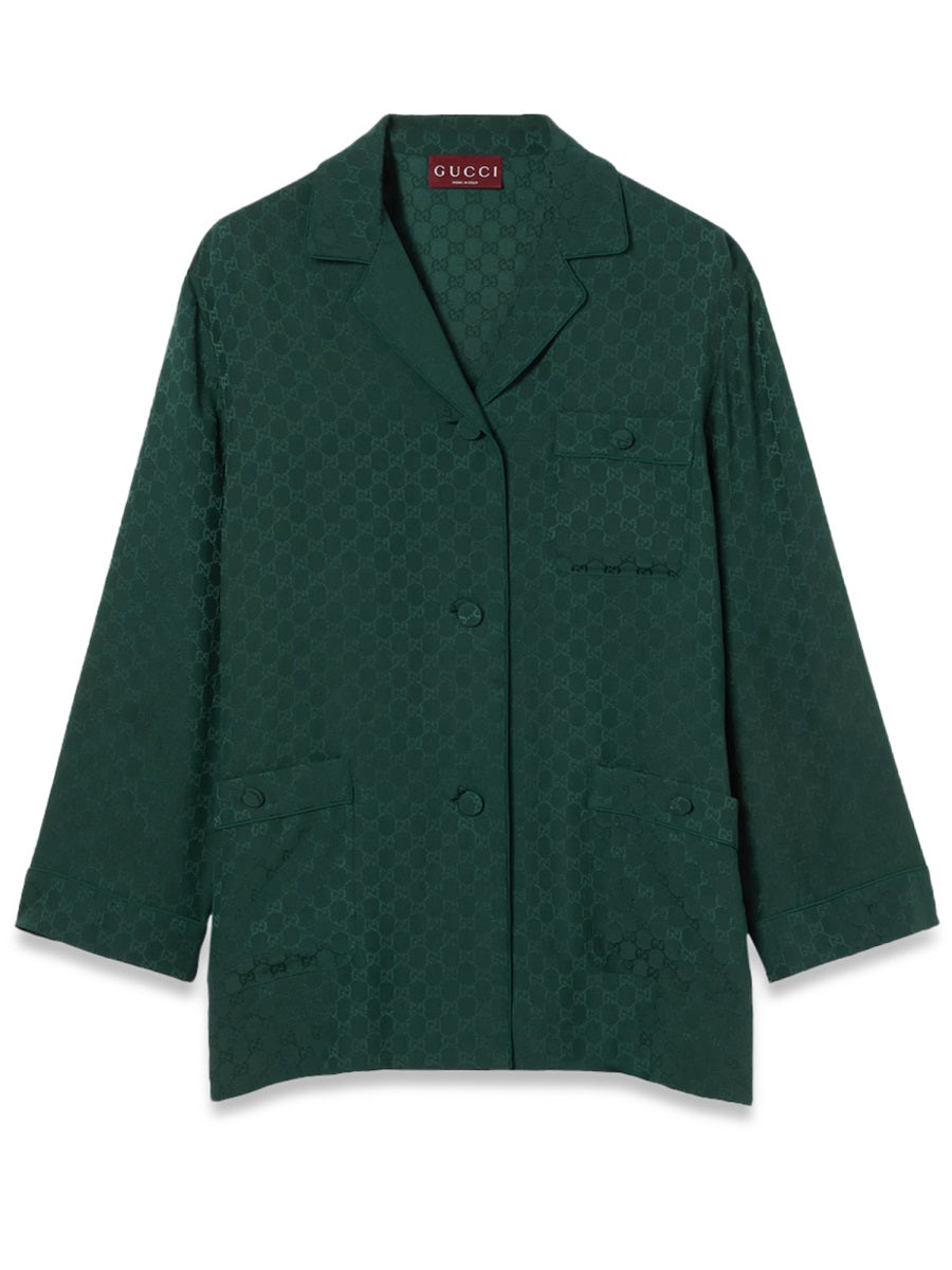 Gucci Women Jacquard Gg Shirt GUCCI