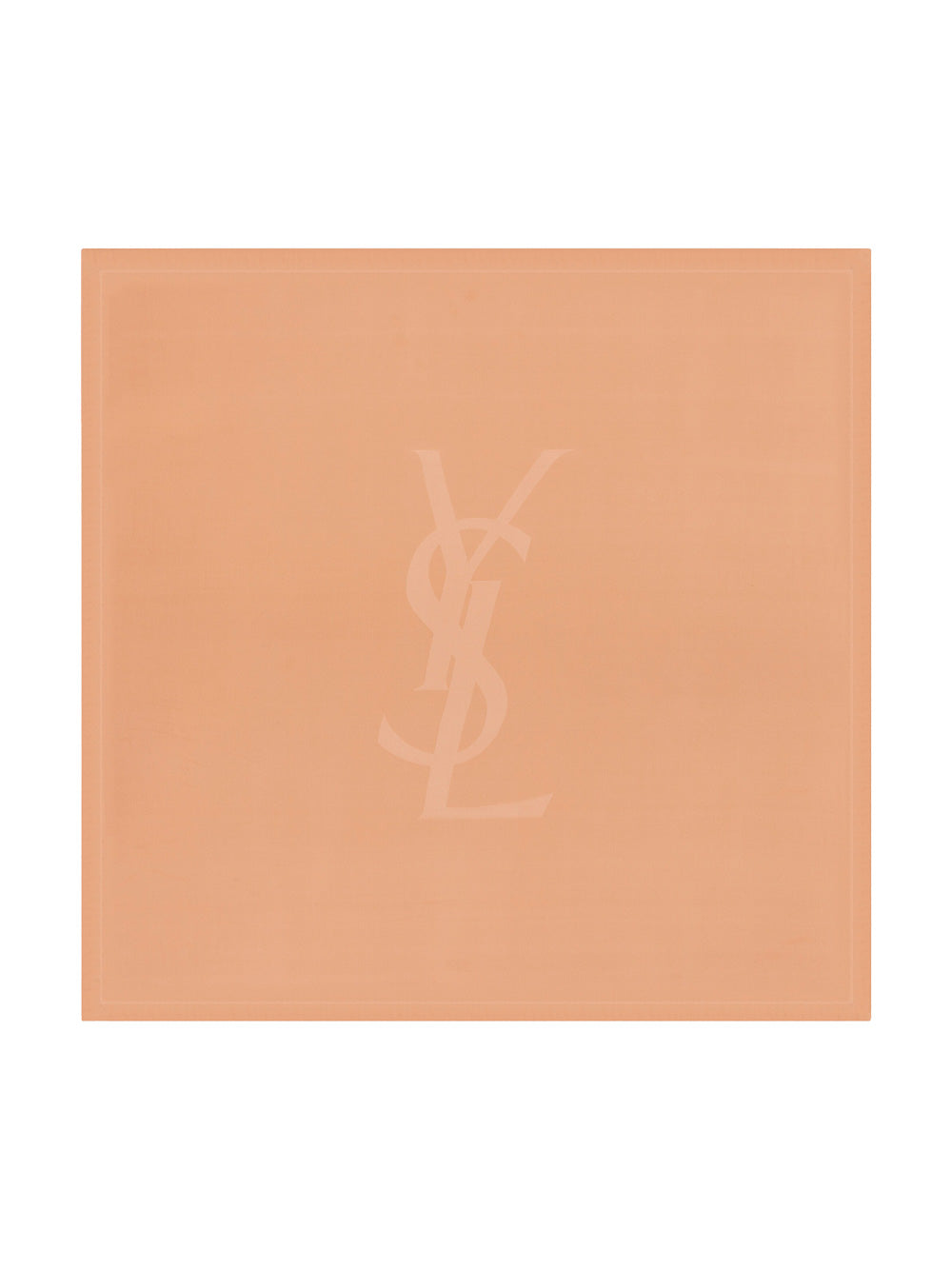 Saint Laurent Women Cassandre Square Scarf In Semi-Sheer Silk Charmeuse SAINT LAURENT