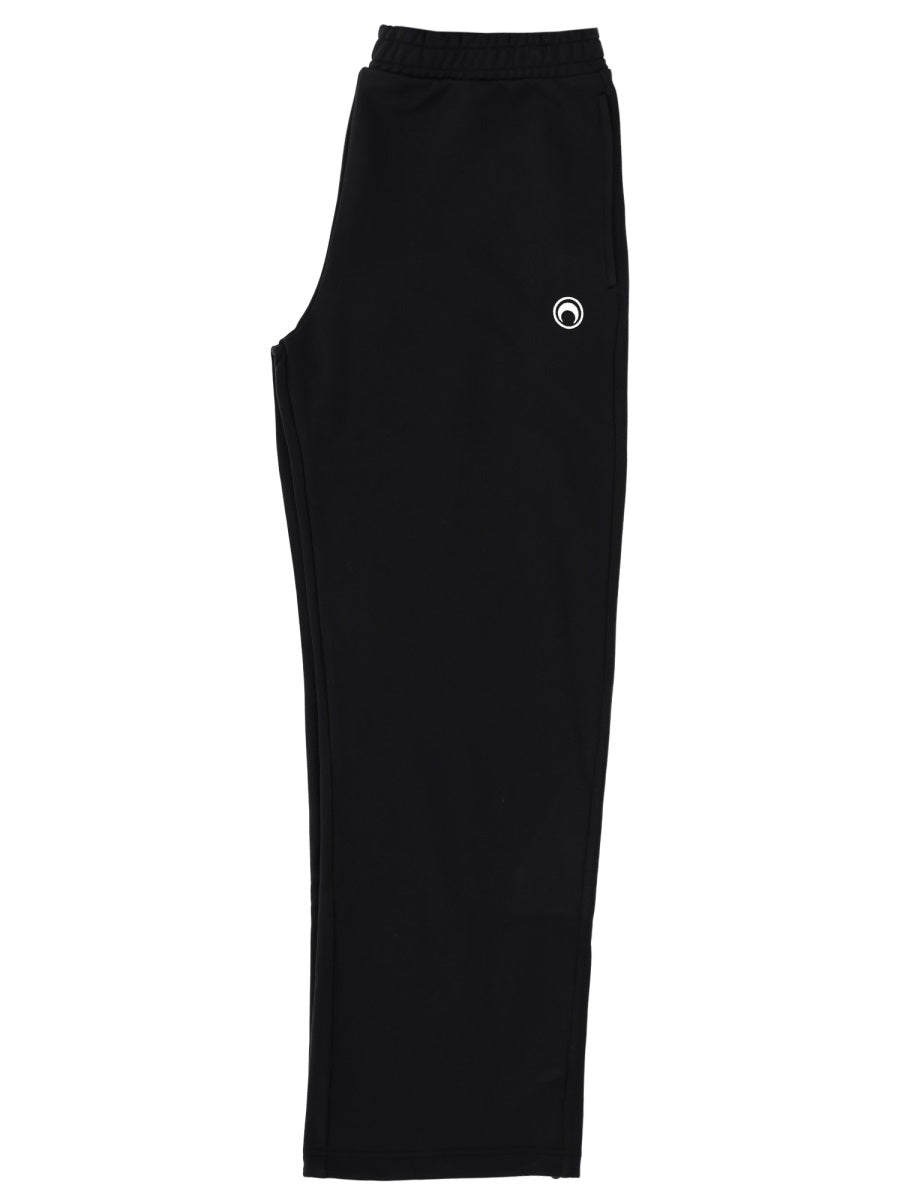 Marine Serre Men Jogger Pants With Logo MARINE SERRE