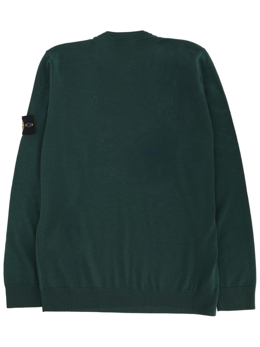 Stone Island Men Jersey With Logo Patch STONE ISLAND