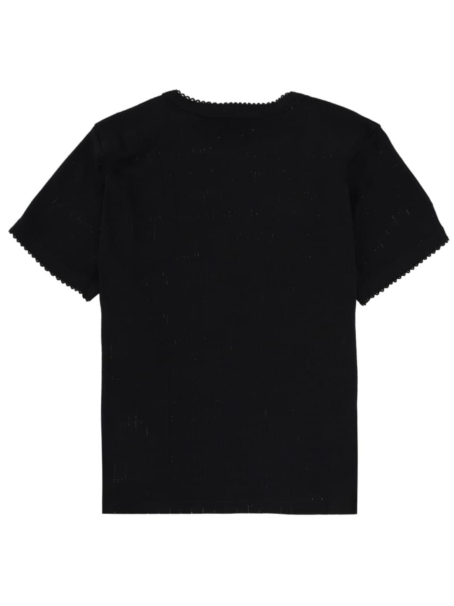 Rotate Women "Pointelle" T-Shirt ROTATE
