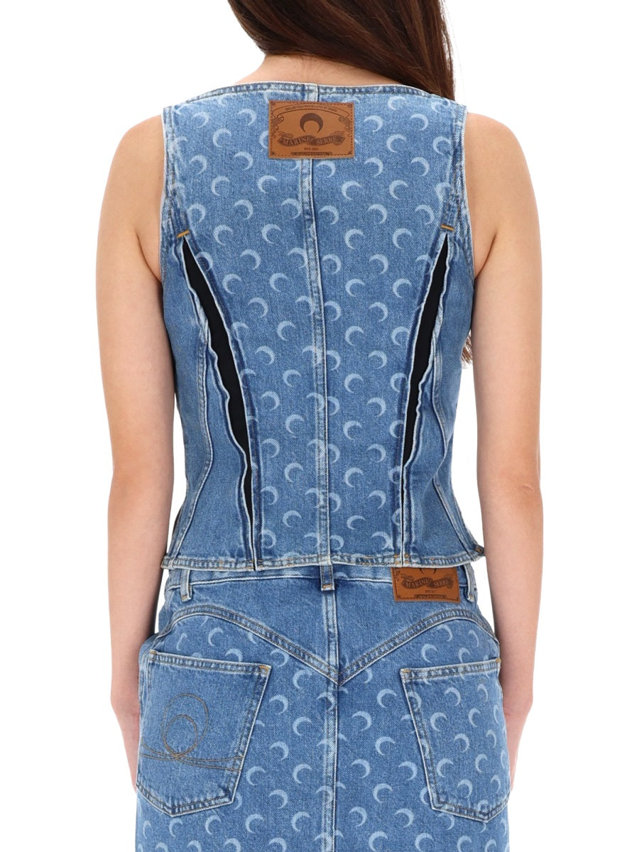 Marine Serre Women Top "Bustier" MARINE SERRE