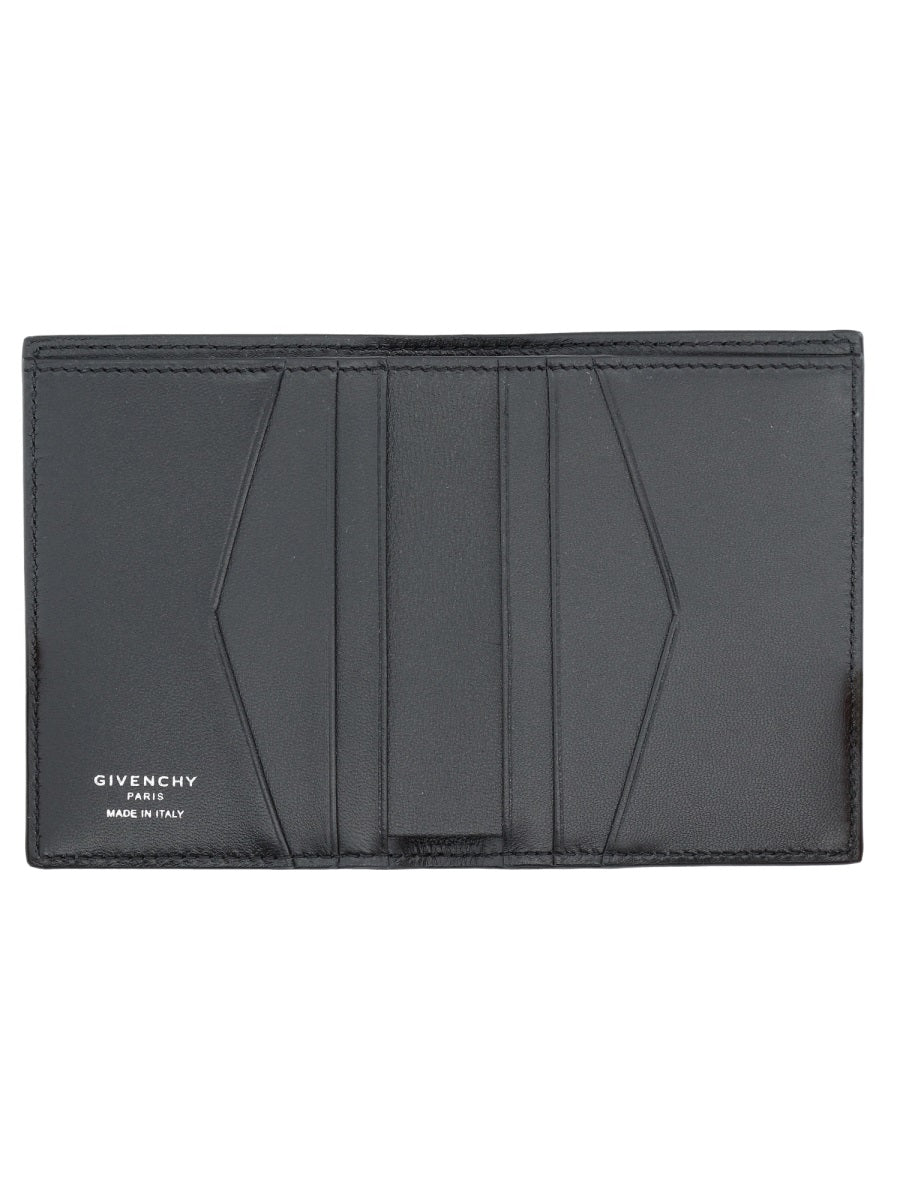 Givenchy Men Portacarte In Pelle Fiore GIVENCHY