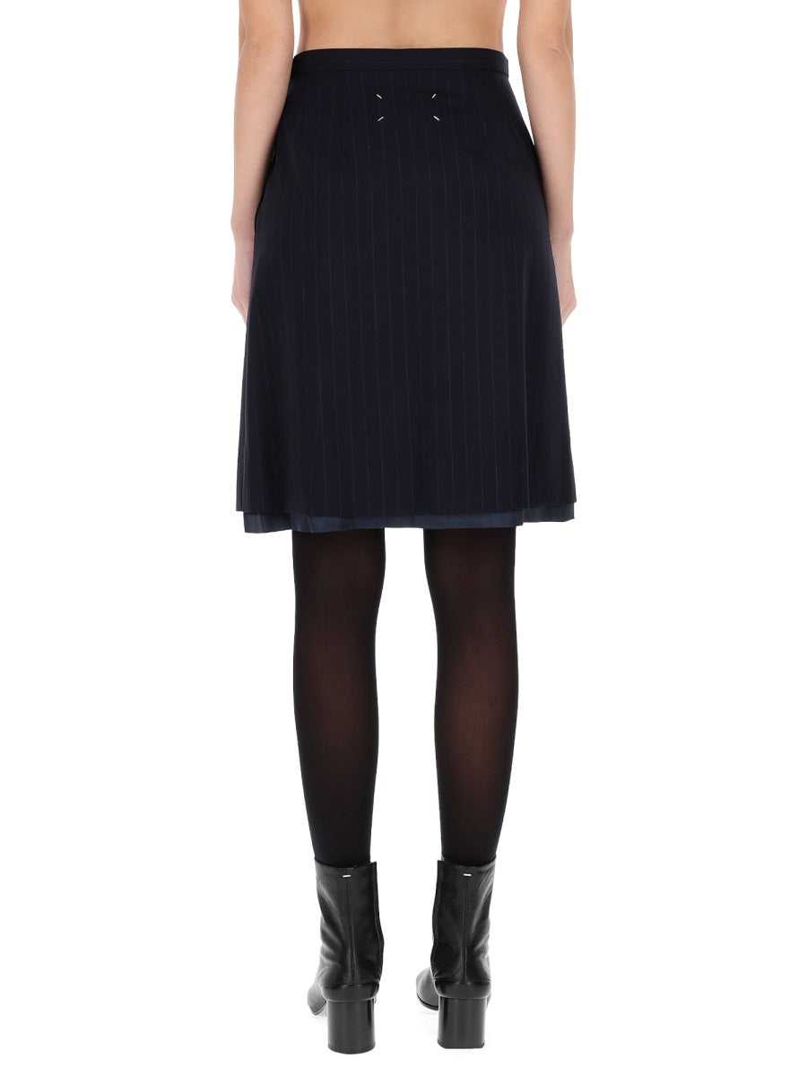 Maison Margiela Women Wool Midi Skirt MAISON MARGIELA