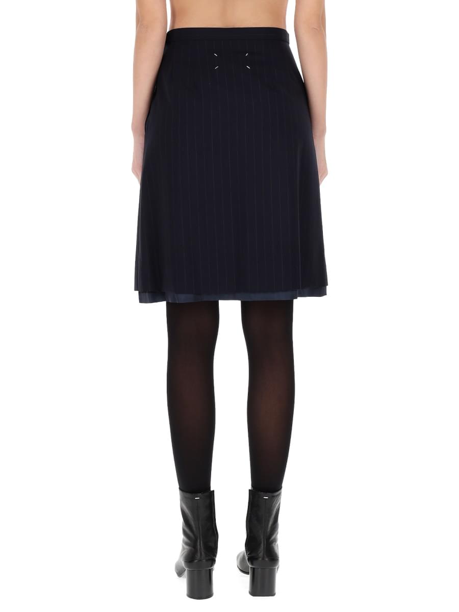 Maison Margiela Women Wool Midi Skirt MAISON MARGIELA