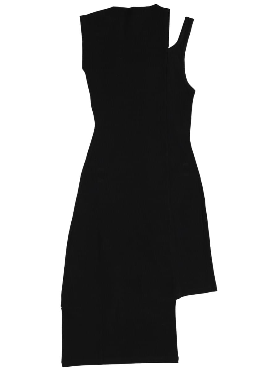 Courreges Women Ribbed "Oblique" Dress COURREGES