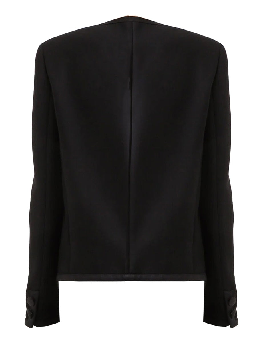Dolce & Gabbana Women Double Crepe Single-Breasted Jacket DOLCE & GABBANA