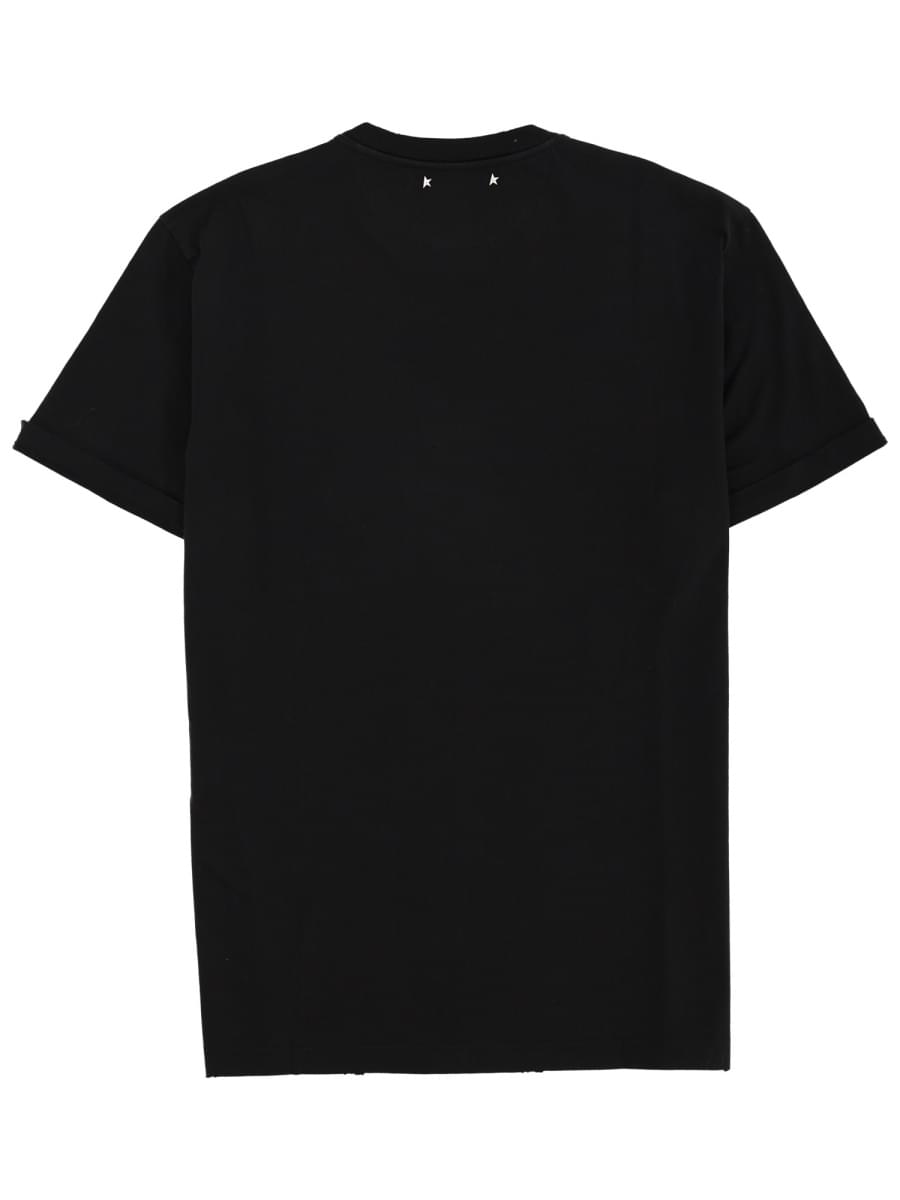 Golden Goose Men Logo Print T-Shirt GOLDEN GOOSE