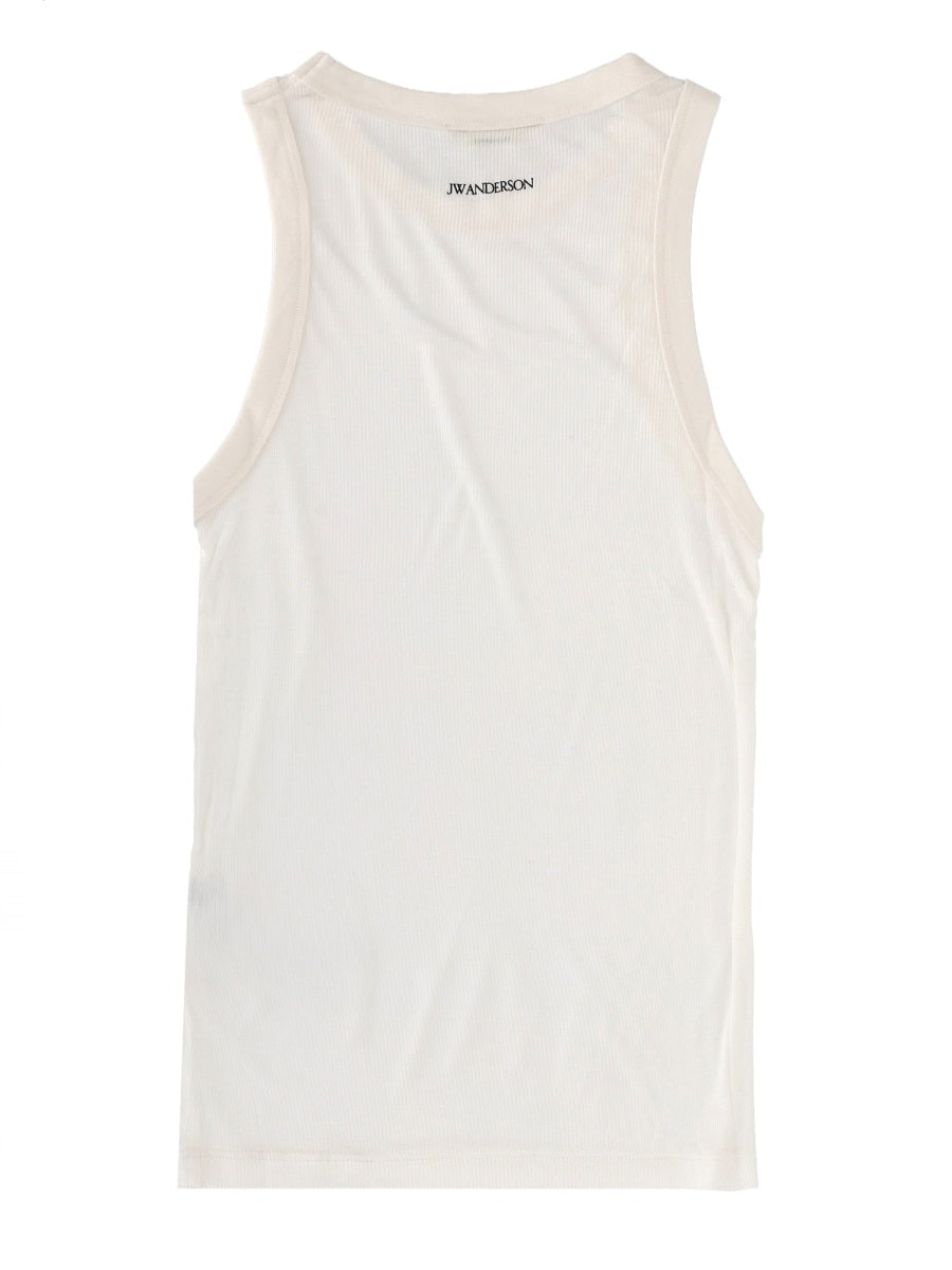 Jw Anderson Women Tank Top With Logo J.W. ANDERSON